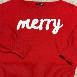 Merry sweater
